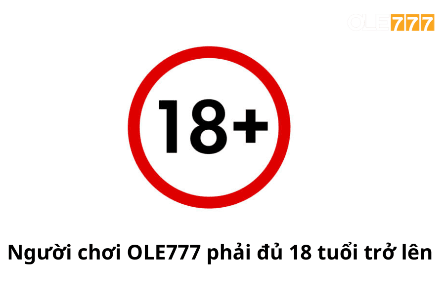 Người chơi phải đủ 18+ trở lên